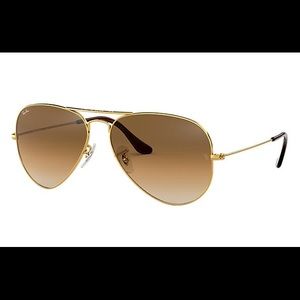 Ray Ban Aviator Gradient Light Brown